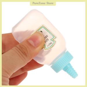 [PureZone] 4Pcs set Mini Sauce Bottle Ketchup Honey Salad Containers Bottles Portable Sauce Jars Storage Lunch Box Dressing Dispensers