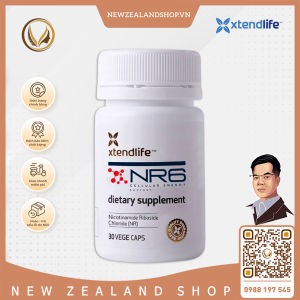 Viên uống tăng cường NAD+ tự nhiên tăng tuổi thọ Xtend Life NR6 Cellular Energy 30 viên