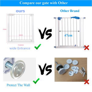 Mafababe🎀READYSTOCK🎀 Extension for Baby Safe Auto Lock Security Safety Gate White (MafaBabe black gate extension and white gate extension cannot together use)