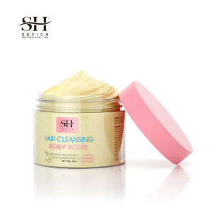 SEVICH แชมพูขัดผิวแอปเปิล สครับหนังศีรษะ หรับหนังศีรษะทำความสะอาดอย่างล้ำลึก150กรัมน้ำมันป้องกันรังแคแชมพูสูตรควบคุมผม Exfoliating Scalp Scrub