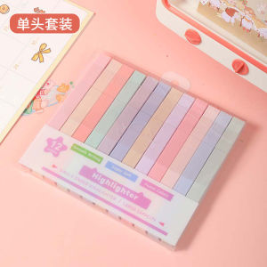 Morandi Colour Highlighter Pen 12 Colours Set Highlighters Eye Protection