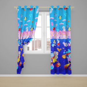 Gorden Jendela Gorden Anak anak karakter size Tinggi 225cm Free Tali&hook
