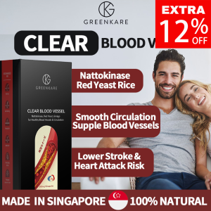 Clear Blood Vessel - Blood Pressure & Cholesterol Blood Vessel Elasticity Heart & Cardiovascular Health | 60 Veg Capsules