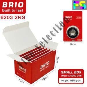 BRIO BEARING 6203-2RS 10pcs BANTALAN LAHER KLAHER