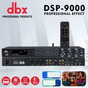 DBX DSP9000 / DSP9000+ Professional Digital Pre‑amplifier Effect Processor Reverb & Anti‑Howling Bluetooth Equalizer Audio Processor for Home Karaoke and Stage Performance