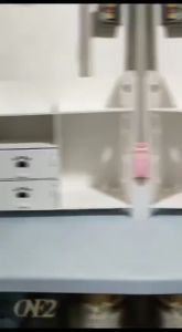 Wood Storage Racks Cosmetic Drawer Cabinet Organizer