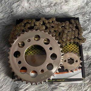 OKM CHAINSET XRM110 36T 34T 428 SILVER SS101 SS102 AND SS103