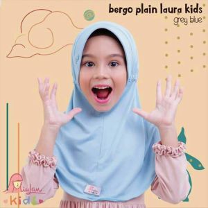 Jilbab anak Bergo serut anak Miulan Bpl Kids M