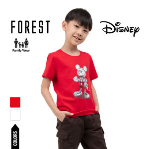 Forest x Disney 100 Years of Wonder Mickey 3D Sculpture Round Neck Tee Kids Family Tee | Baju T Shirt Budak - FWK20062