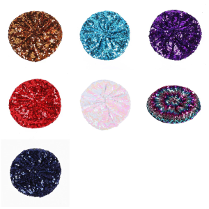 Phụ Nữ Glitteriing Sequined Mũ beret Phổ Biến Và Mát Mẻ mũ trùm đầu Cho Câu Lạc Bộ tiệc tối Khiêu Vũ Và thời trang hàng ngày Mặc