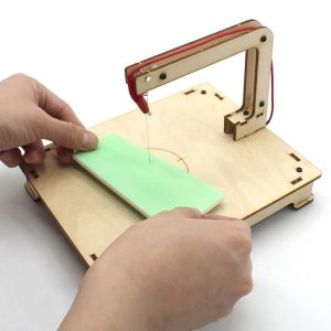 Pemotong Sterofoam Styrofoam Cutter Alat Potong Styrofoam Bentuk Meja Alat Pemotong Styrofoam Mesin Potong Spon Eva 21.5X17.7X3.5Cm