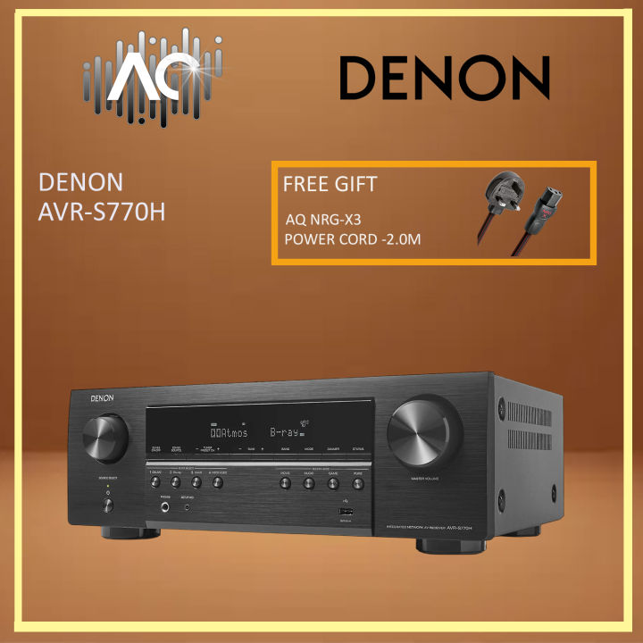 Denon AVR S770H Ch 8K AV Receiver Free Gift Wi-Fi And