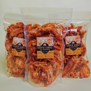 Keripik Mie Lingkar/Runja-runja Pedas Khas Sidempuan/Padangsidimpuan