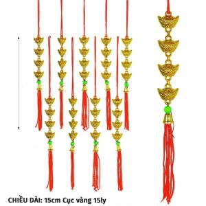 Bịch 10 dây vàng cây treo cây mai ngày tếttrang trí tếtliễn tết giá rẻ
