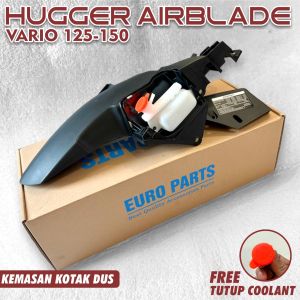 HUGGER AIRBLADE SPAKBOR MOTOR AIR BLADE MOTOR VARIO 125 150 2018-2020 HUGER PCX IMPORT SPAKBOR KOLONG VARIO SPAKBOR KOLONG PCX HUNGGER AIRBLADE OLD PNP tutup k1 reservoir tank botol radiator huger  HUNGGER SPAKBOR KOLONG AIRBLADE VARIO MODEL NEW
