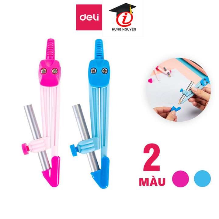 Compa Deli chì gỗ, hộp nhựa trong Little Singer 8621 (350mm) | Lazada.vn