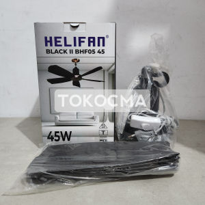 [COD] Arashi Helifan Black BHF05 45 45w 45watt / Kipas Angin Gantung / Kipas Gantung