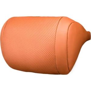 Ventilated Car Travel Pillow With Ergonomic Support For Long Propels Comfortable Headrest Produced Of Faux Leather And Fiber Cotton