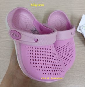 Crocs - Dép sục literide lưới trẻ em siêu mềm êm mẫu mới 2023- pb90