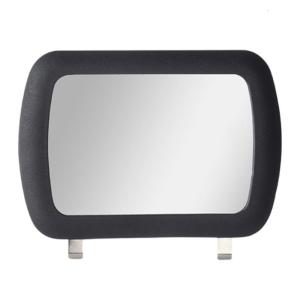 Car Sun Visors Makeup Mirror Stainless Universal Adhesive Easy Installation for Car Visors Seatback Cosmetic Mirror