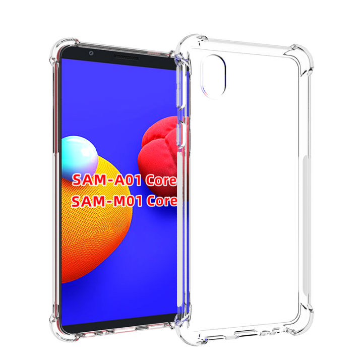 Shockproof Case for Samsung Galaxy A01 Core M01 Core Transparent