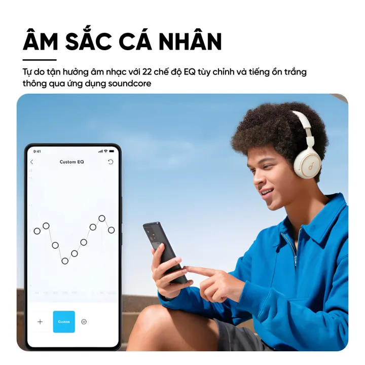 Tai nghe không dây chụp tai soundcore H30i | Hỗ trợ app | Pin khủng | Bluetooth 5.3 | BigBuy360 - bigbuy360.vn Tai nghe không dây chụp tai soundcore H30i | Hỗ trợ app | Pin khủng | Bluetooth 5.3 | BigBuy360 - bigbuy360.vn