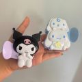 New Kawaii Kuromi My Melody Cinnamoroll Hair Clip Coiled Hair Clip Cartoon Cute Hair Accessories Accessory. 