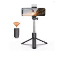 Tongsis Lampu Panjang 1Meter H1S Tongsis Tripod Bluetooth Lampu Selfie Remote Selfie Stick TripodH1S. 
