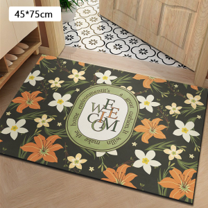 bathroom carpet Diatom Mud Bathroom Absorbent Pad Bath Tub Mat  Quick Drying Non-slip Toilet Floor Kitchen Door Mats