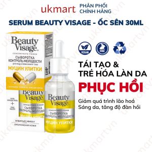 Serum Ốc Sên Tái Tạo Beauty Visage Nga 30ml Dưỡng Trắng Giảm Nhăn Trẻ Hóa Làn Da Tinh Chất Xoá Nhăn