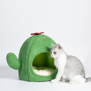 Cross-border cactusnest cat nest warm dog nest autumn and winter house nest wholesale in stock warm and thickened cat bed
