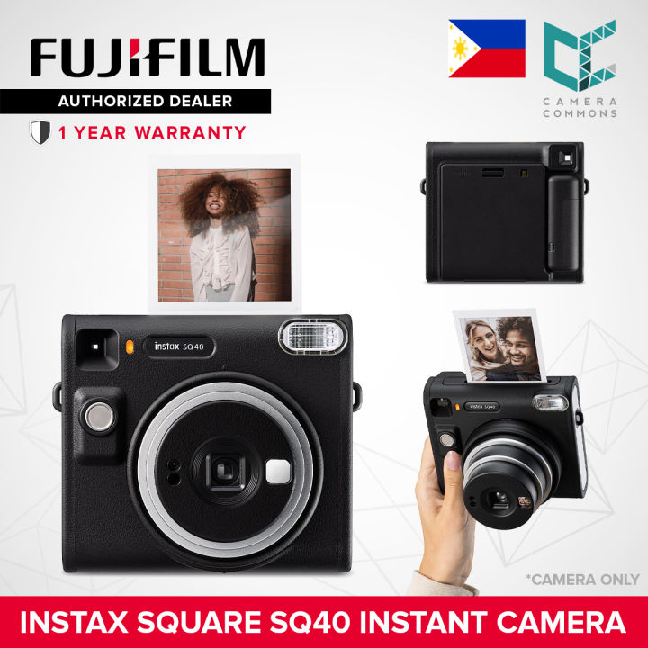 FUJIFILM Instant Camera Instax Square SQ40 Black Lazada PH