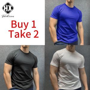 Simple active t-shirt buy 1 take 3 sports/casual clothing apparel mens diy soft/comfti suit all seasons clothing