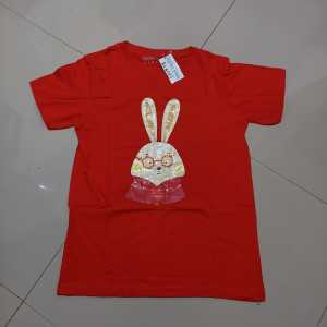 Kaos Rabbit Town Combed Murah Lucu