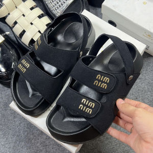 Dép nữ quai hậu đi học xinh Dép sandal nữ đế cao da mềm êm chân DU30