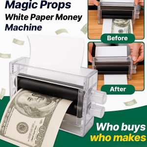 【Just Toys】Close-Up Magic Prop Trick Novel Bill Printing Machine Magic Prop White Paper Turns Into Money Trick Toy Fun Creative Printer 魔术道具 印刷机 白纸变钞票