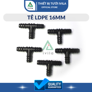 Combo 10 Phụ kiện ống LDPE - Phụ kiến ống LDPE 16/20/25mm - Hệ Thống Tưới Cây Ngoài Trời