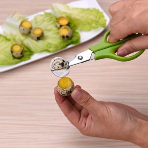 LE VICTORY Multifunction Portable Stainless Steel Rust Resistant Durable Kitchen Tool Quail Egg Scissor Egg Shells Quail Egg Opener