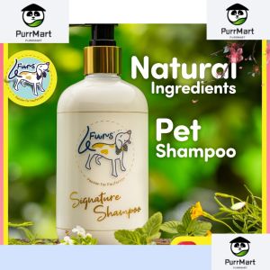 350ML 4furs Singapore Signature Shampoo/ dog shampoo / natural shampoo / paraben free shampoo / vet reviewed ingredients