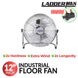 12 / 14 / 16 / 18 / 20 INCH Industrial Floor Fan Heavy Duty Electric Strong Powerful Fan Kipas Angin Industri Lantai