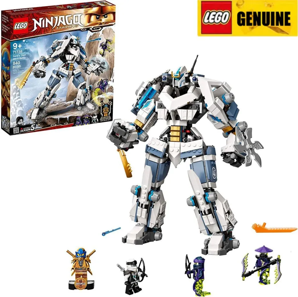 LEGO NINJAGO Legacy Zane s Titan Mech Battle 71738 B x y d ng