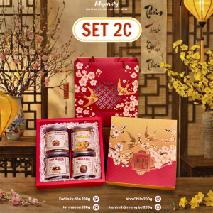 Set Quà Tết 2026 Lễ 8/3Lễ 20/10 Meganuts - Hộp quà tặng Tết các loại hạt Cao cấp sang trọng ý nghĩa nhiều combo