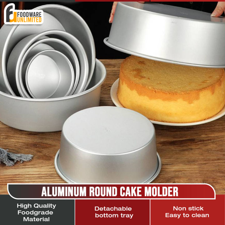Cake Molder Round removable Bottom Non-Stick Aluminum Alloy Baking