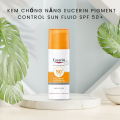 Kem Chống Nắng Eucerin Pigment Control Sun Fluid SPF 50+ 50ml giúp bảo vệ dưỡng ẩm da. 
