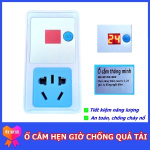 Ổ cắm hẹn giờ điện tử thông minh 24h chính xác tiện nghi an toàn tiết kiệm điện