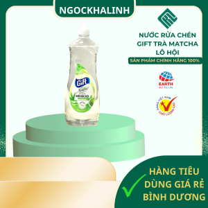 Nước rửa chén Gift 800G Trà matcha lô hội