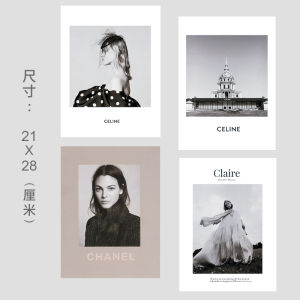 Set poster tạp chí thời trang dùng decor trang trí tường đạo cụ chụp ảnh mỹ phẩm trang sức - INS