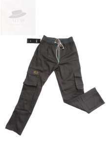 Celana Cargo Pinggang Karet Panjang Pria Dewasa Slimfit Premium Bahan Tebal Material Combed
