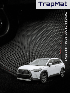 FOR - TOYOTA CROSS TrapMat Customize Car Floor Mat 100% Waterproof Anti Slip Easy to Clean(Front & Rear)