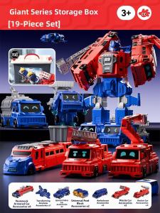 FUZAO Magnetic Robot Educational Construction Transformer Toy 3-6 Years Old